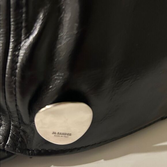 Jil Sander men’s Black Calfskin Cap, Black, Size Small, NWT - Picture 8 of 12